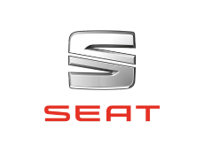 Logo de SEAT, cliente de ICA-Grupo, en proyectos de innovación automotriz y espacios corporativos.