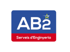 Logo de AB2 Serveis d'Enginyeria, colaborador estratégico de ICA-Grupo.